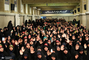 دیدار هزاران نفر از دانشجویان و دانش‌آموزان با رهبر معظم انقلاب