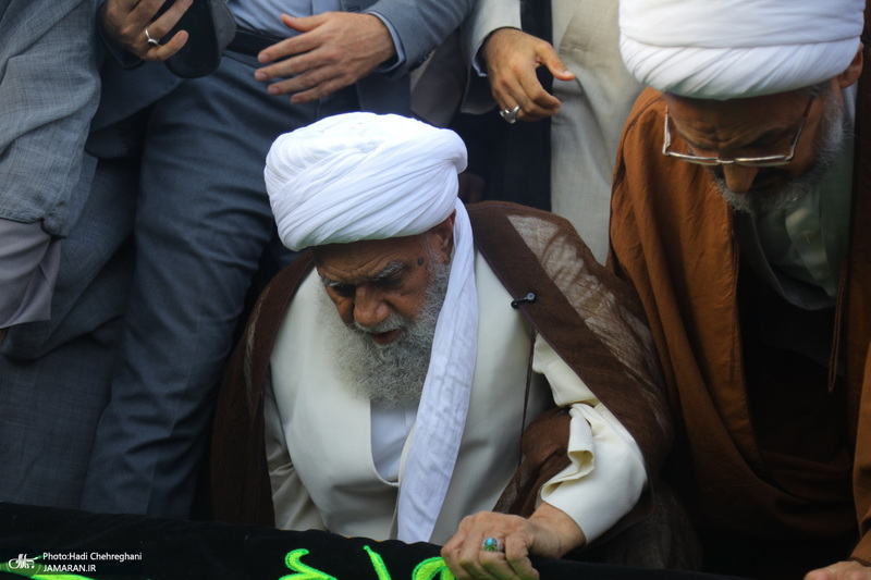 مراسم تشییع مرحوم استاد محمد حسین حشمت‌پور‎