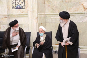 مراسم بزرگداشت آیت الله ری شهری (ره) در مسجد اعظم قم‎