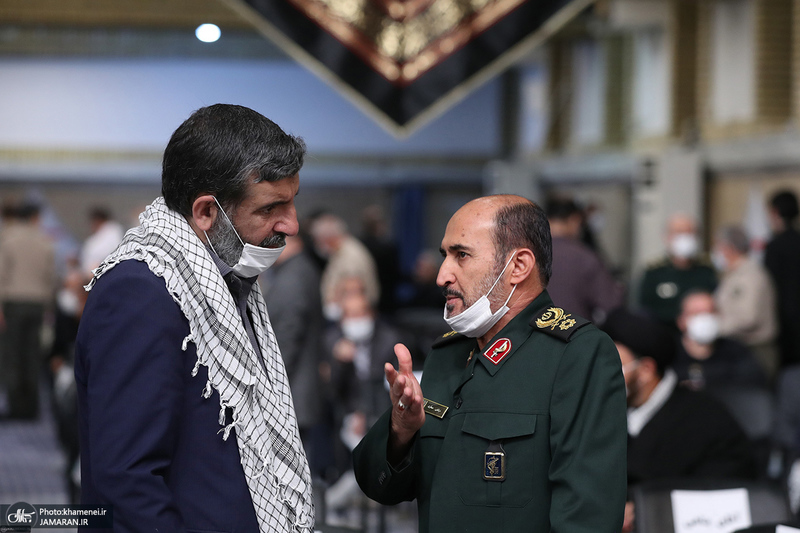 دیدار جمعی از پیشکسوتان و فرماندهان دفاع مقدس با رهبر معظم انقلاب