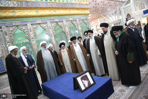 تجدید میثاق رئیس و اعضای مجلس خبرگان رهبری با آرمان های امام خمینی (س)