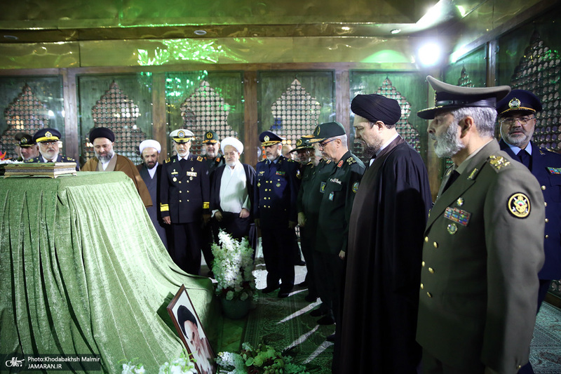 تجدیدمیثاق فرماندهان و کارکنان نیروهای مسلح با آرمان‌های امام خمینی (س) -1