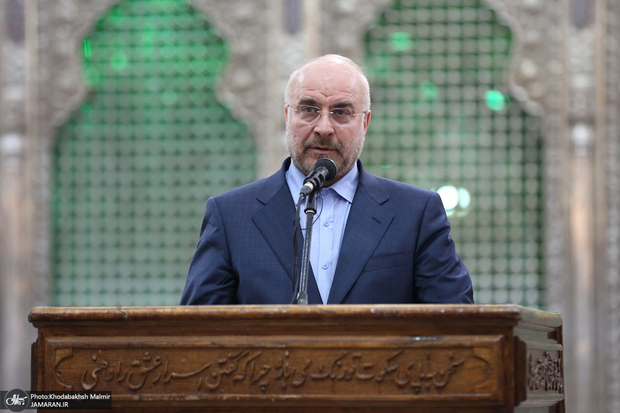 سخنان کامل رئیس مجلس در مراسم تجدید میثاق نمایندگان مجلس با آرمان های حضرت امام خمینی (س) 