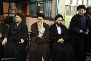 مراسم تشییع آیت الله سید مهدی امام جمارانی (ره) از حسنیه جماران