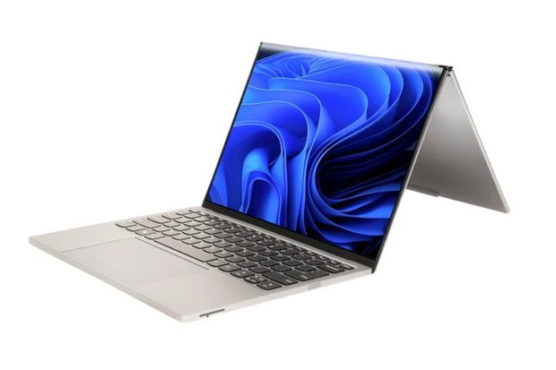  لپ تاپی با نمایشگر تاشو + عکس
