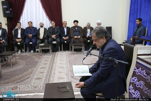 دیدارجمعی از فعالان ستادهای انتخاباتی دکتر روحانی با سید حسن خمینی