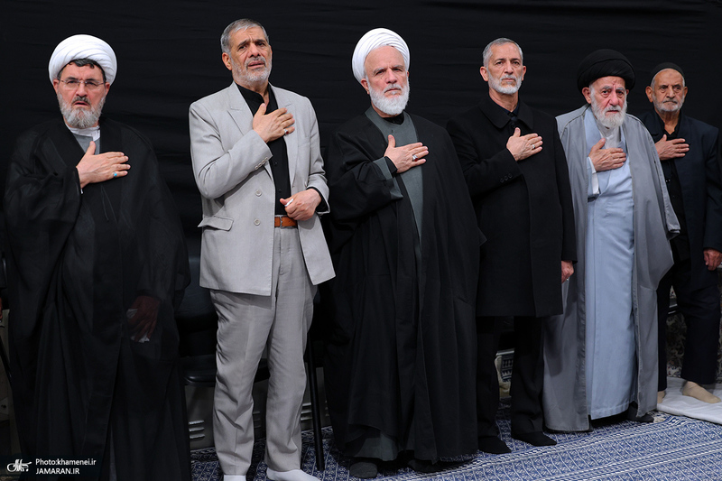 اولین شب مراسم عزاداری حضرت فاطمه‌زهرا (س) در حسینیه امام خمینی