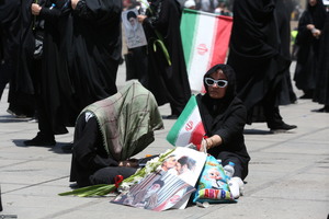 مراسم وداع با رهبر شهید انقلاب در مصلی تهران