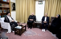دیدار افشین علا با آیت الله نورمفیدی