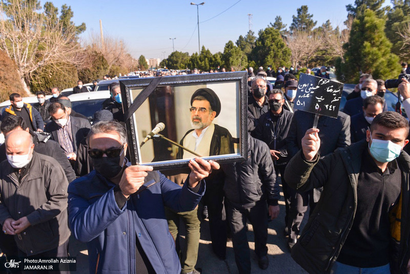 مراسم تشییع و خاکسپاری مرحوم حجت الاسلام و المسلمین سید رضا حسینی امین