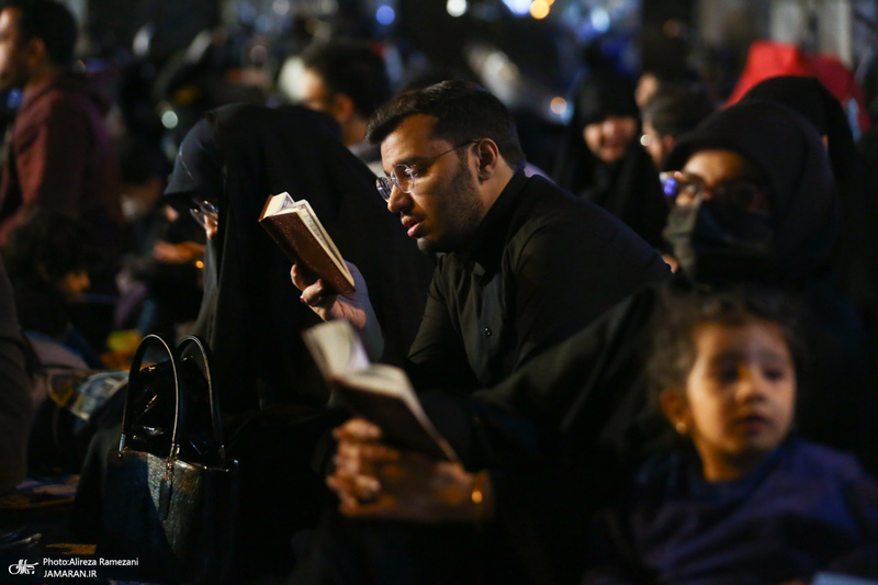 مراسم شب بیست و یکم ماه مبارک رمضان در حسینیه همدانیها