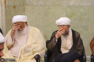 مراسم شانزدهمین سالگرد ارتحال آیت الله بهجت‎ (ره) در قم