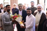 مراسم تودیع سرکنسول کشورمان در کراچی در کتابخانه یادگار امام برگزار شد
