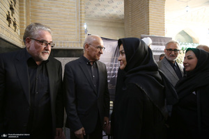مراسم یادبود حاجیه خانم خدیجه خاتمی در مسجد امیرالمومنین (ع) -1