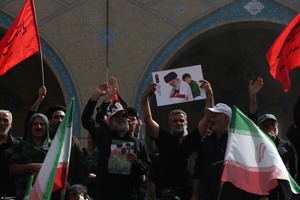 مراسم وداع با رهبر شهید انقلاب در مصلی تهران