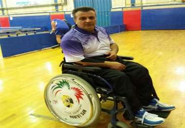 پینگ پنگ باز معلول ایذه ای در راه مسابقات جهانی