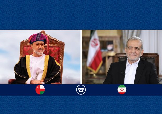 دعوت پزشکیان از هیثم بن طارق برای سفر به تهران
