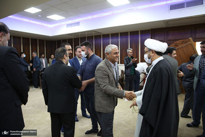 دیدار نوروزی رئیس موسسه تنظیم و نشر آثار امام خمینی (س) با کارکنان موسسه
