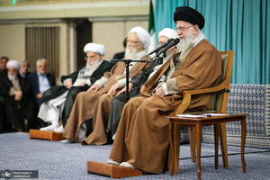 دیدار مسئولان نظام و سفرای کشورهای اسلامی با رهبر معظم انقلاب