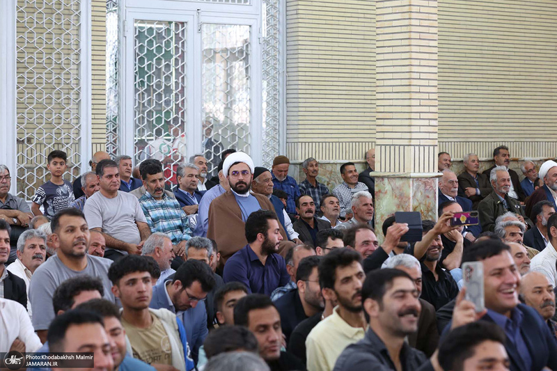 حضور سید حسن خمینی در روستای خیارج استان قزوین -3