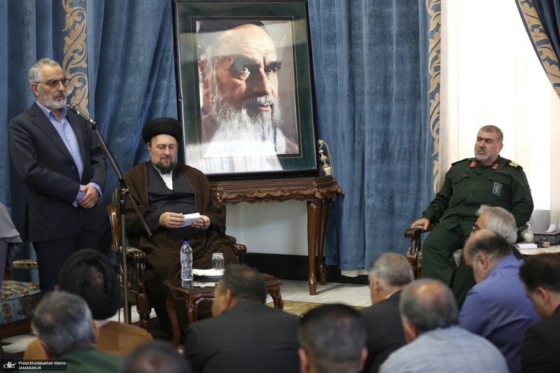 دیدار اعضا و دست اندرکاران ستاد مرکزی سی و ششمین سالگرد بزرگداشت امام خمینی با سید حسن خمینی