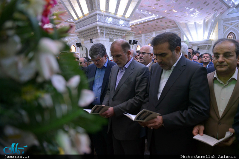 تجدید میثاق کارکنان معاونت امور تعاون وزارت کار  با آرمان های حضرت امام(س)