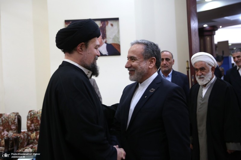 مراسم تجدیدمیثاق وزیر و معاونان وزارت امور خارجه با آرمان‌های امام خمینی