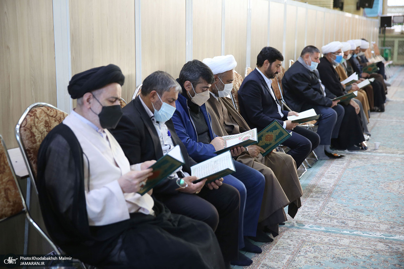 مراسم ختم مرحوم حاج محمد کمساری در قم -1