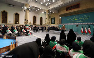 دیدار مدال‌آوران بازی‌های پاراآسیایی و آسیایی هانگژو با رهبر معظم انقلاب