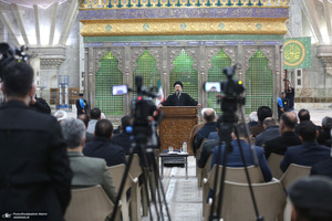 دیدار رئیس و اعضای کمیته امداد با سید حسن خمینی