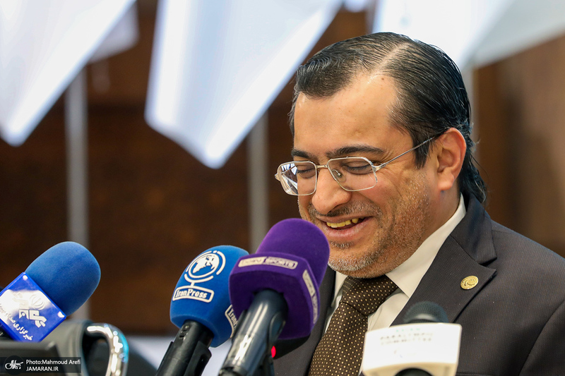 نشست خبری ماجد راشد رئیس کمیته پارالمپیک آسیا / Majid Rashed / President, Asian Paralympic Committee/ mahmoud arefi