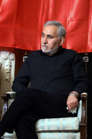 مراسم عزاداری شب تاسوعای حسینی (ع) در منزل صادق خرازی