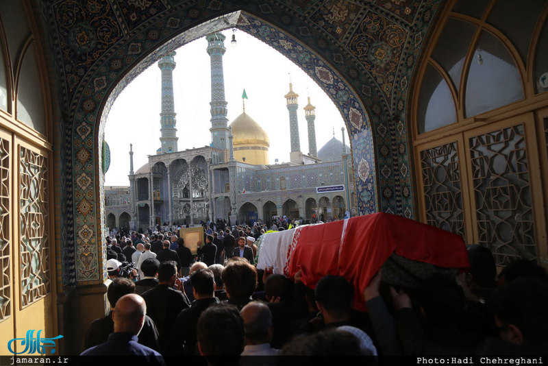 مراسم تشییع حجت الاسلام و المسلمین دکتر احمد احمدی در قم 