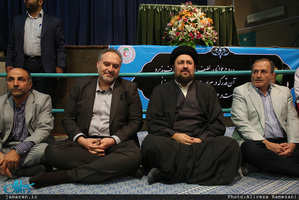 تجدید میثاق جوانان هلال احمر با آرمان های حضرت امام و دیدار با سید حسن خمینی