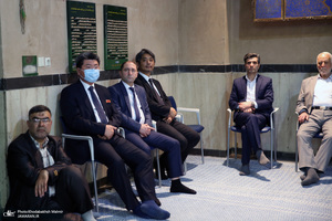 دیدار اعضای حزب موتلفه با سید حسن خمینی