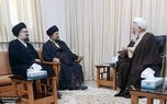 دیدار آیت‌الله سید حسن خمینی با آیت‌الله العظمی جوادی آملی