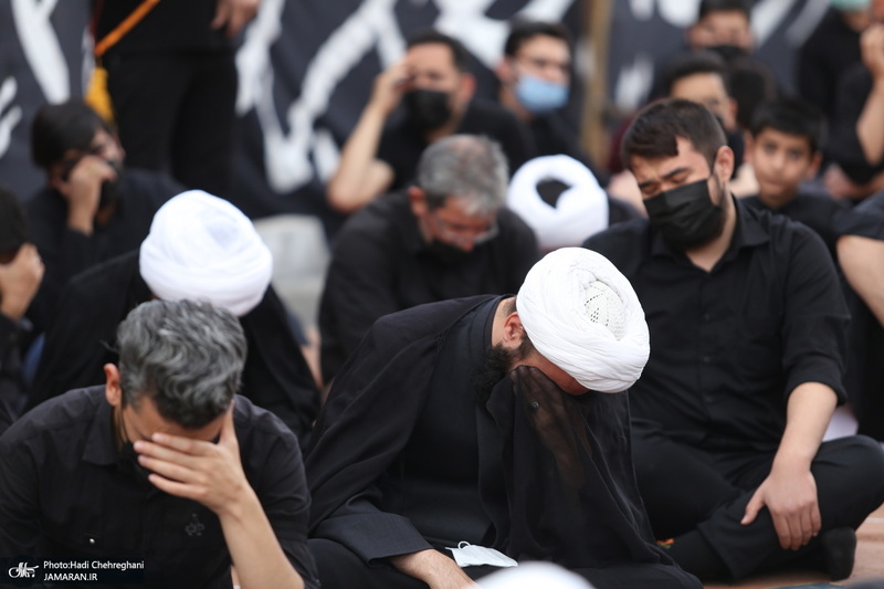 مراسم عزاداری شهادت حضرت امام علی(ع) با حضور آیت الله العظمی وحید خراسانی