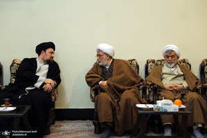 تجدید میثاق رئیس قوه قضائیه و مسئولان عالی قضایی با آرمان‌های امام خمینی(س)