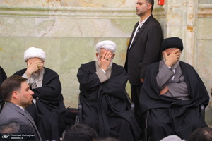 مراسم بزرگداشت شهیدان «علی رازینی» و «محمد مقیسه» در مسجد اعظم قم‎