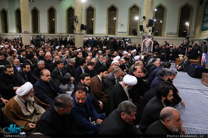 مراسم ترحیم آیت الله هاشمی رفسنجانی در حسینیه امام خمینی(ره) 