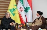 حضور فرزندان حضرت آیت‌الله خامنه‌ای در دفتر حزب‌الله لبنان به منظور ابلاغ پیام رهبر انقلاب (10)