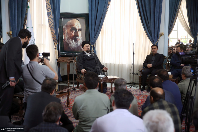 دیدار رئیس، معاونان و کارکنان سازمان حفاظت محیط زیستبا سید حسن خمینی