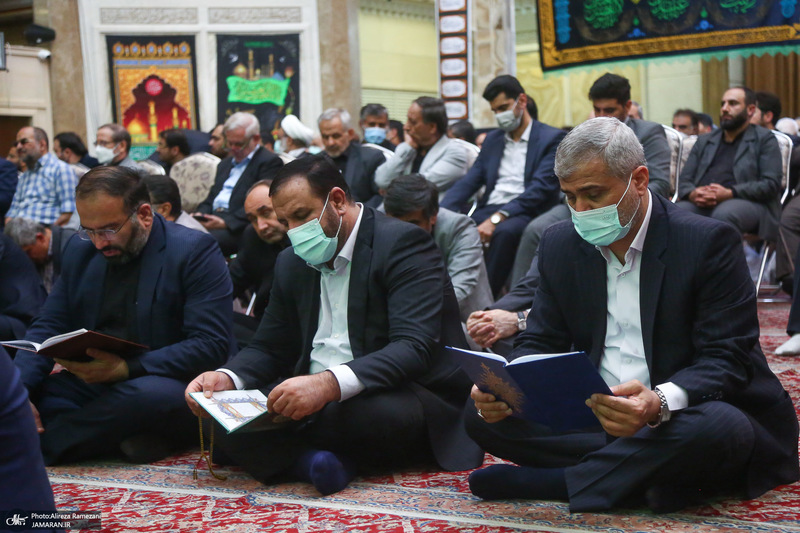 مراسم هفتم والده دبیر مجمع تشخیص مصلحت نظام