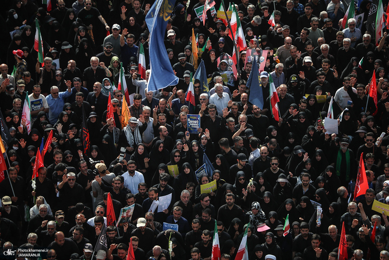 مراسم تشییع شهدای جنگ تحمیلی رژیم صهیونیستی در تهران-6