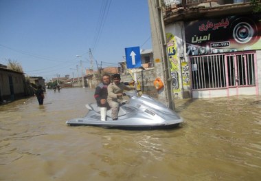 خدمت رسانی 2 فروند جت اسکی مرزبانی گلستان در آق قلا