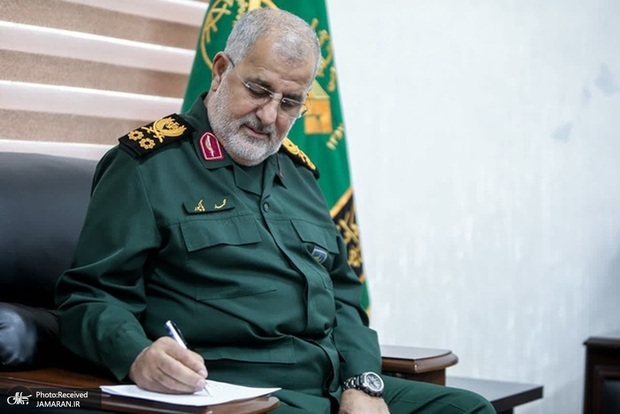 فرمانده کل سپاه: ادای سلام نظامی کشتی‌گیران پیام استقامت ملت ایران است