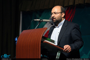 حضور سید حسن خمینی در نخستین کنگره حزب مجمع ایثارگران-1 - جواد امام