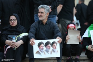 مراسم وداع با رهبر شهید انقلاب در مصلی تهران- 6