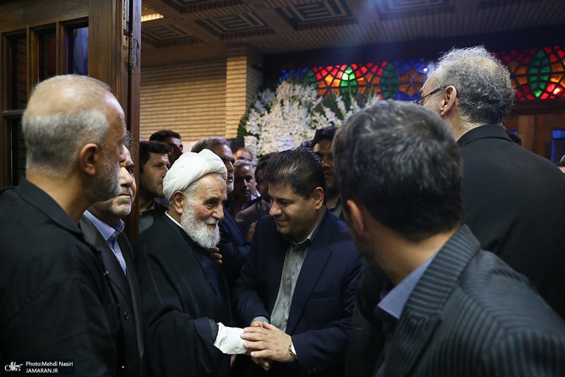 مراسم ختم احمد ناطق نوری