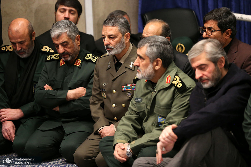 مراسم بزرگداشت شهید حاج قاسم سلیمانی و همرزمانش در حسینیه امام خمینی (ره)
